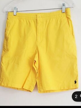 Polo by Ralph Lauren Yellow Flat-Front Boys' Shorts